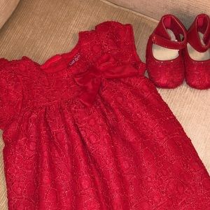 Cat & Jack Romper and Shoes